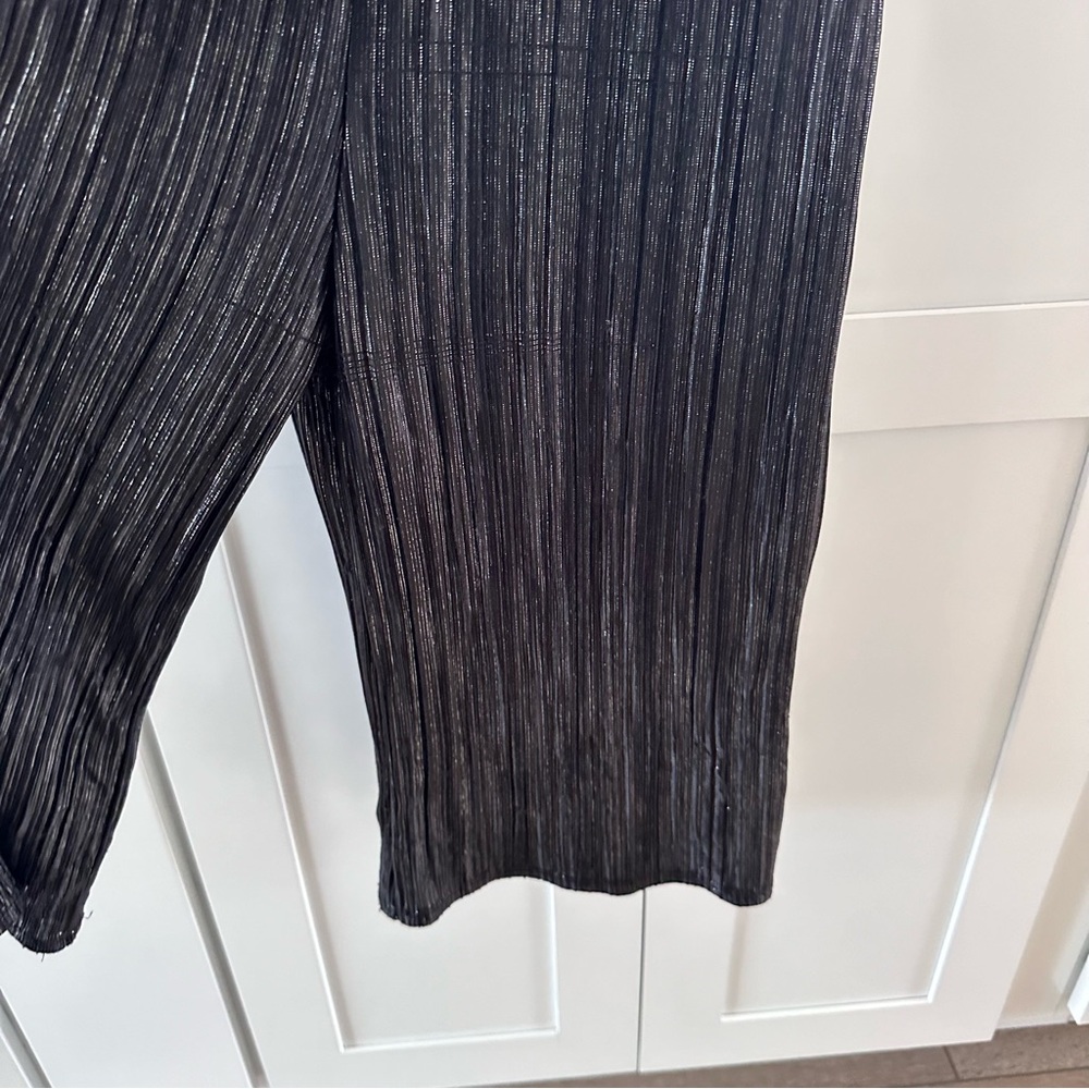 ART CLASS black pleated Ruffle Jumpsuit - Picture 4 of 7